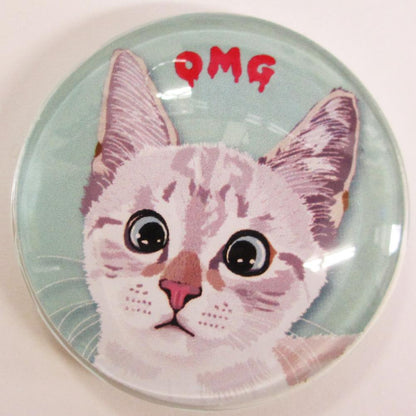 猫 マグネット オーマイゴッド Cat omg 猫 イラスト Cat magnet