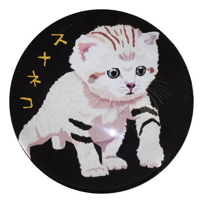 マグネット猫 スナネコ 大 BK 猫マグネット 冷蔵庫 メモマグネット マグネット猫