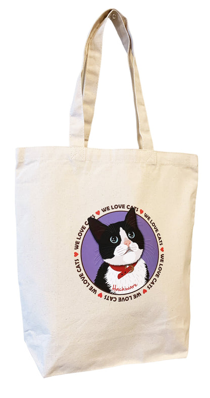le Bonbon(ル ボンボン)　トートバッグ はちわれ Hachiware 猫 イラスト バッグ