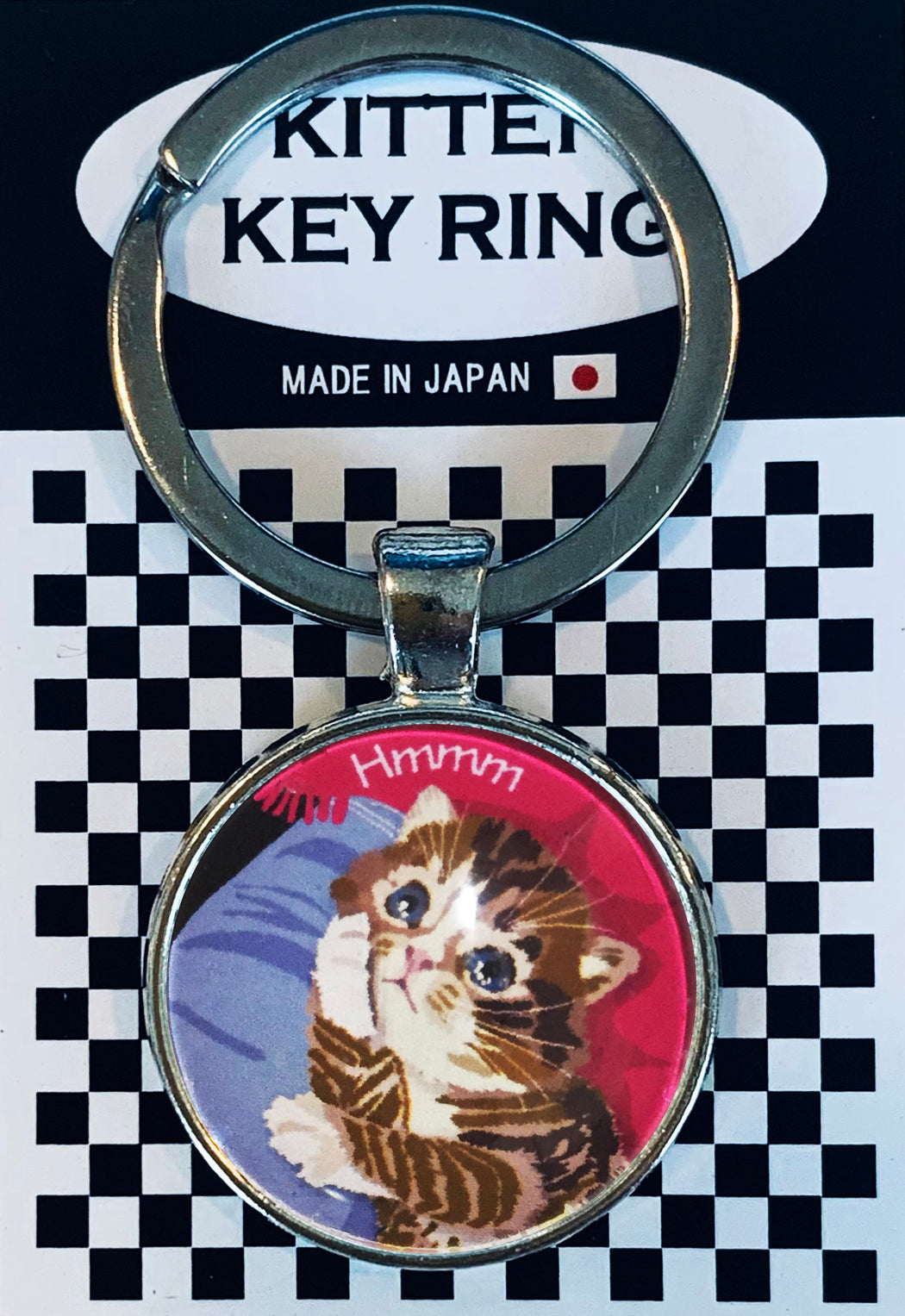 かぶり猫 猫 キーホルダー ねこ キーリング 猫 子猫