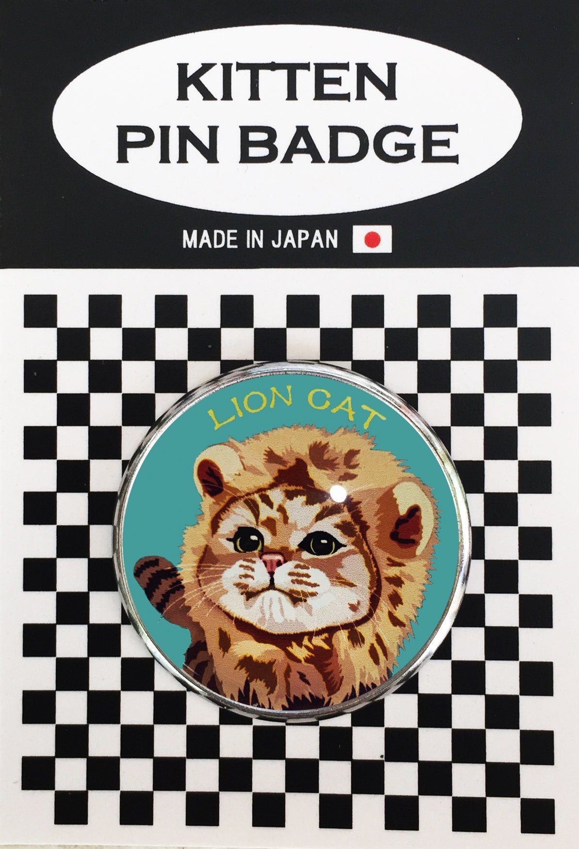 猫 ピンバッジ ライオンキャット BL ピンバッチ 猫 ブローチ 猫ピン