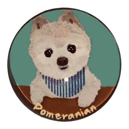 ピンバッチ 子犬