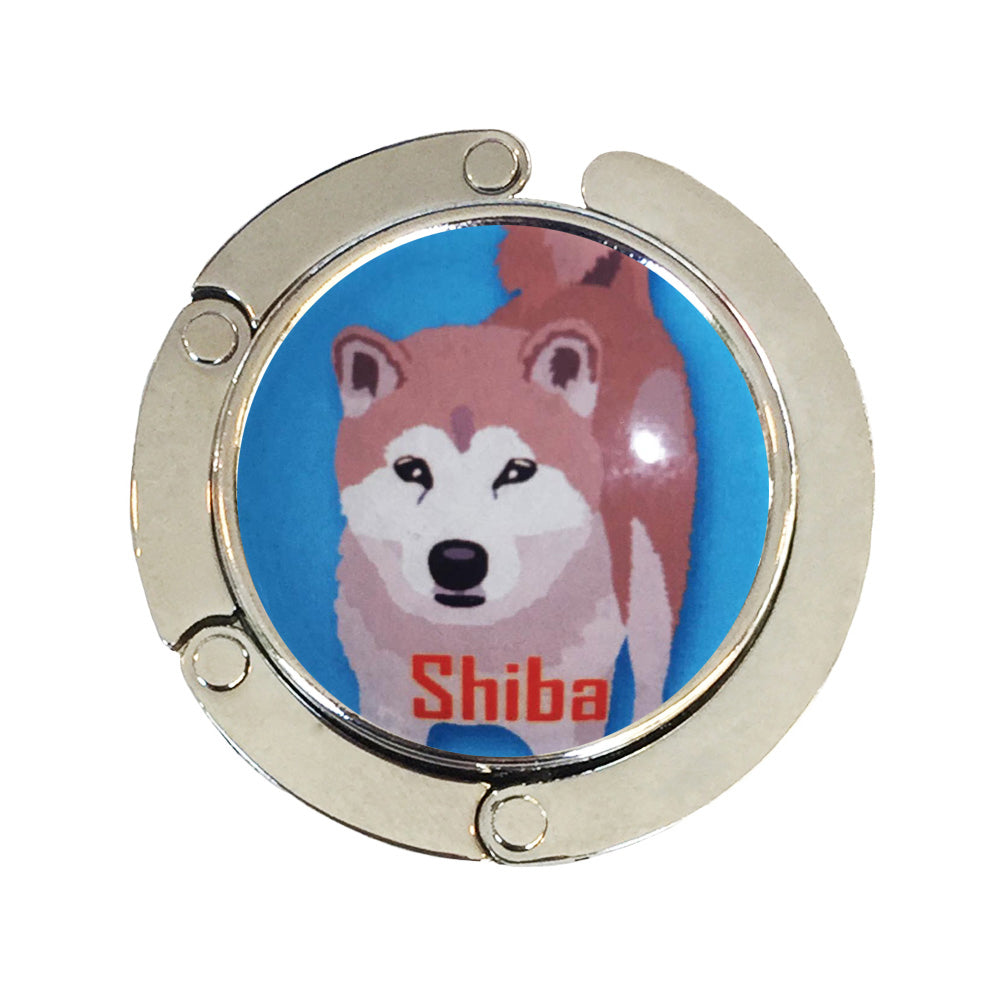 バッグハンガー 柴犬 BL バッグフック バッグ掛け 犬 バッグハンガー