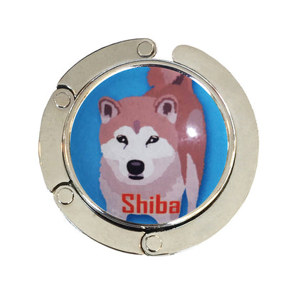 バッグハンガー 柴犬 BL バッグフック バッグ掛け 犬 バッグハンガー