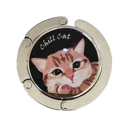 バッグハンガー Chill cat 2 バッグフック バッグ掛け 猫 バッグハンガー