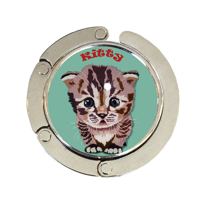 バッグハンガー Kitty BL バッグフック バッグ掛け 猫 バッグハンガー