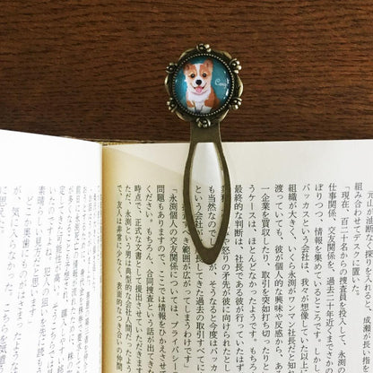 ジャックラッセル PK ブックマーカー クリップ イヌ ブックマーク しおり 犬