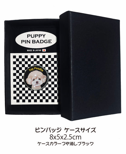 le Bonbon(ル ボンボン) ピンバッジ 犬 ピットブル BK ピンバッチブローチ ピンバッジ 犬 ブローチ 犬