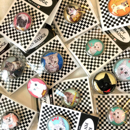 猫 ピンバッジ ライオンキャット BL ピンバッチ 猫 ブローチ 猫ピン