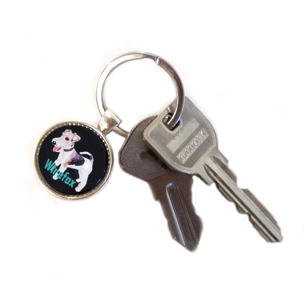 le Bonbon(ル ボンボン) No！ BK キーホルダー 犬 キーホルダー 犬 キーリング 犬