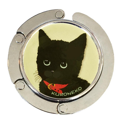 バッグハンガー ブラック バッグハンガー 猫 バッグフック バッグ掛け 猫 バッグハンガー
